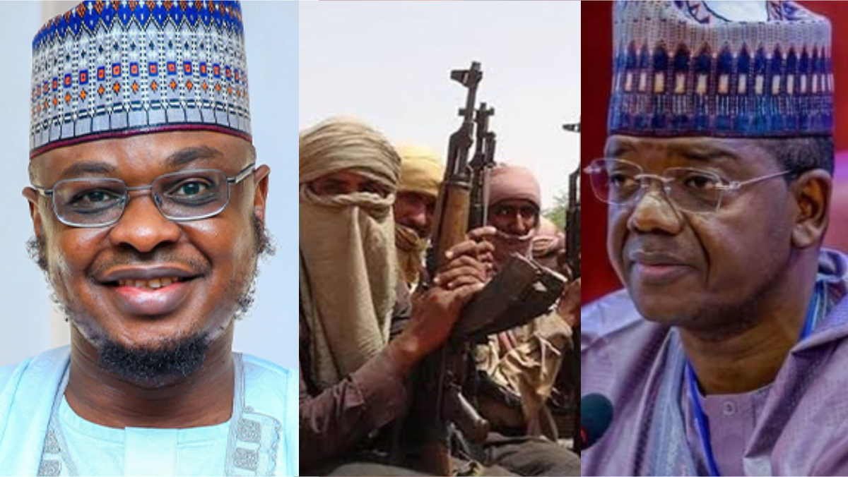 Communications and digital economy minister, Isa Pantami, Bandits, and Zamfara Governor, Bello Matawalle