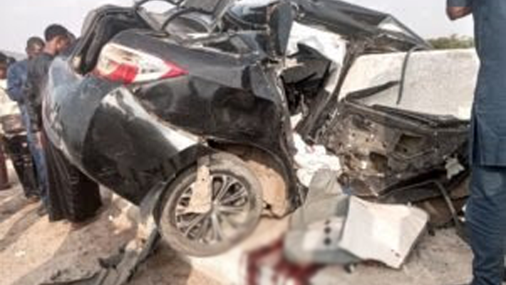 Scene of the accident.