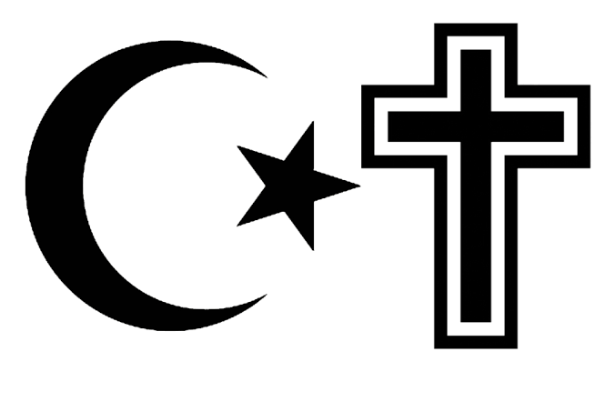 Christianity and Islamic symbols