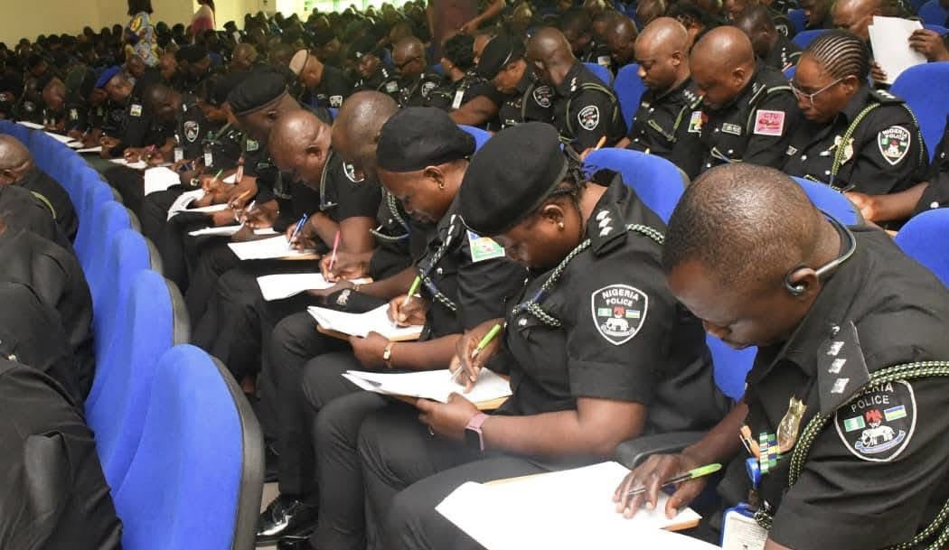 Platoon of cops