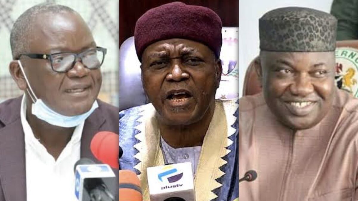 Samuel Ortom, Darius Ishaku, Ifeanyi Ugwuanyi