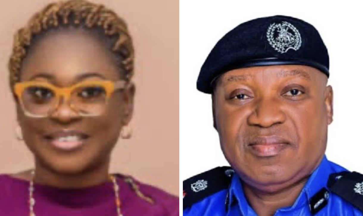 Bolanle Raheem and CP Abiodun Alabi