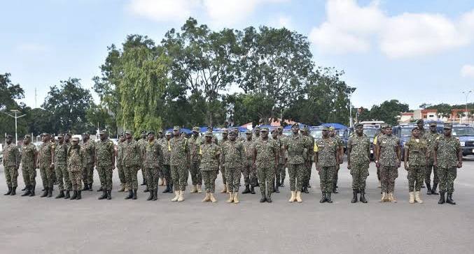 Ghana Immigration Service officers
