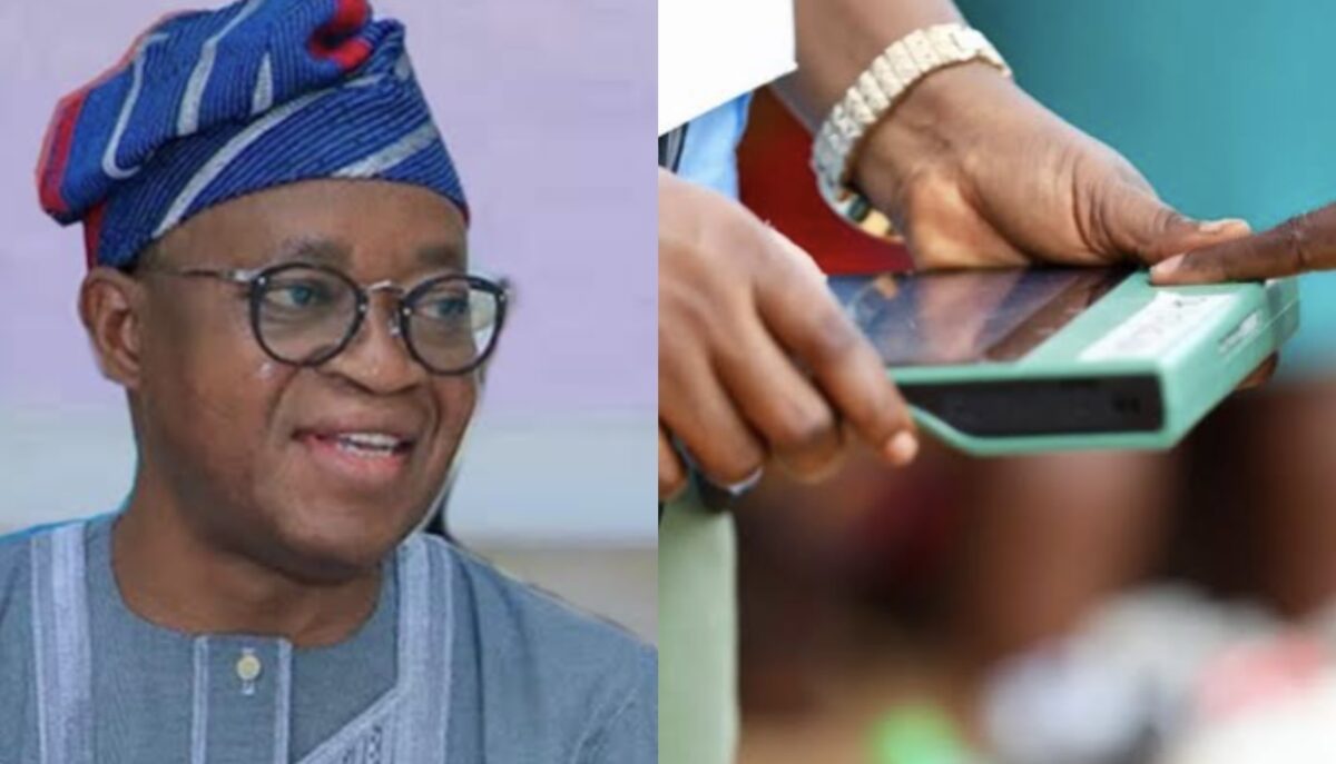 Gboyega Oyetola and BVAS