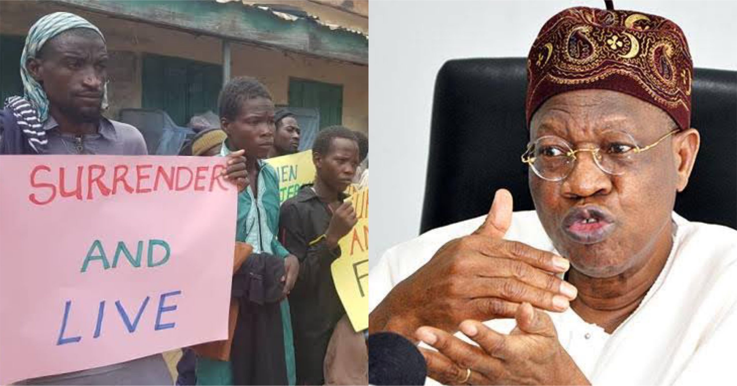 Lai Mohammed and Repentant Boko Haram