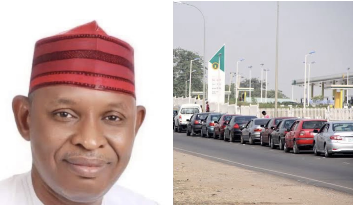 Governor Abba Yusuf and Fuel queue