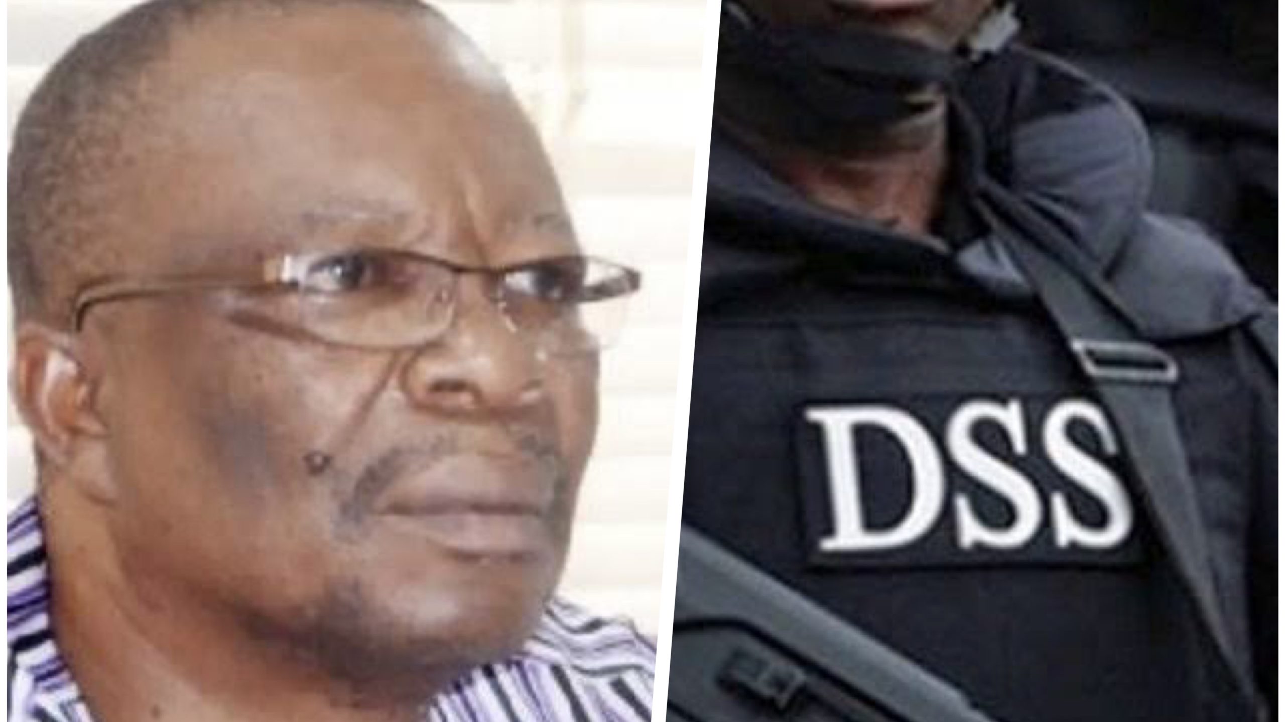 Emmanuel Osodeke and SSS officers used to illustrate the story