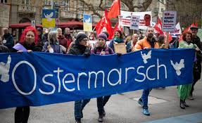 Easter peace march in Germany