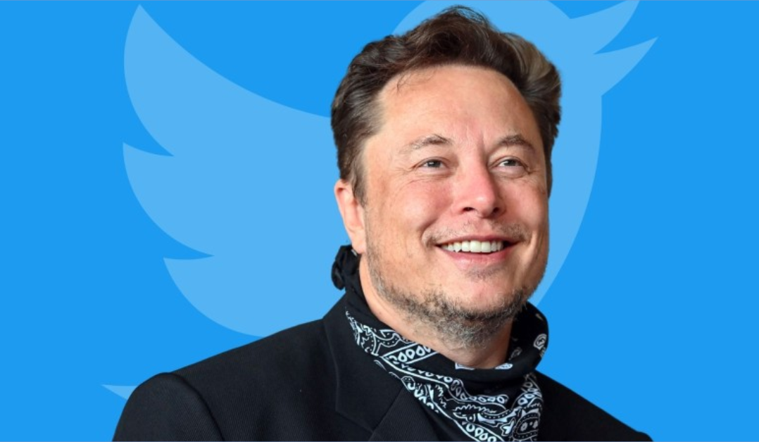 Elon Musk and Twitter Logo Credit Disclose TV