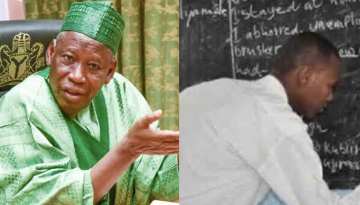 Governor Abdullahi Ganduje and Teacher