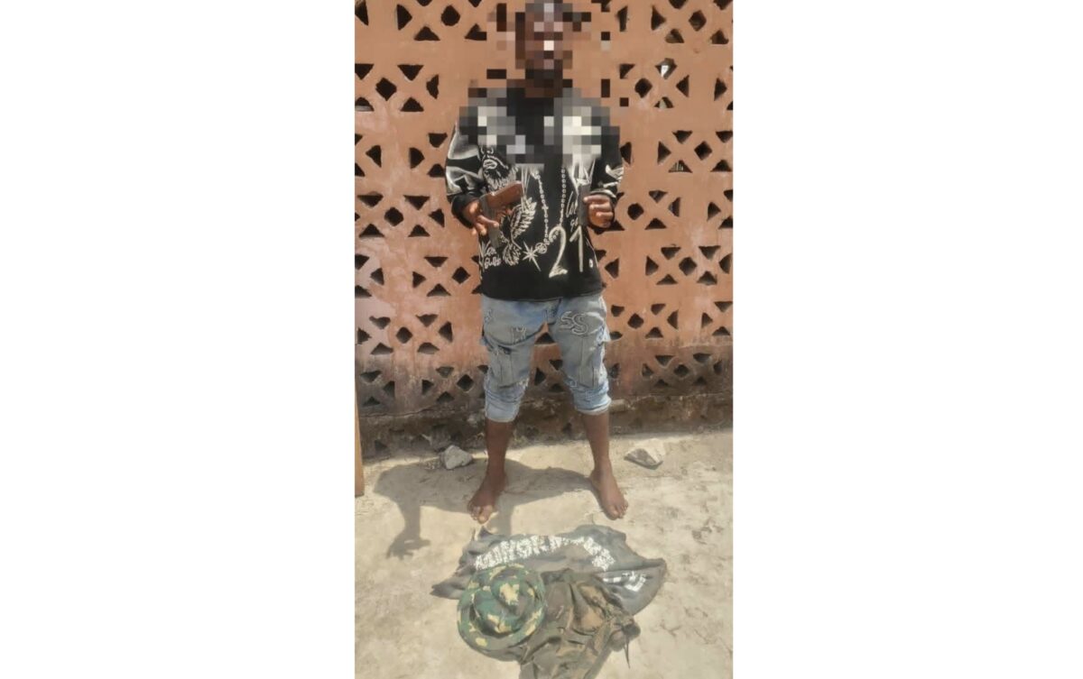a suspected cultist, Agada Isaac