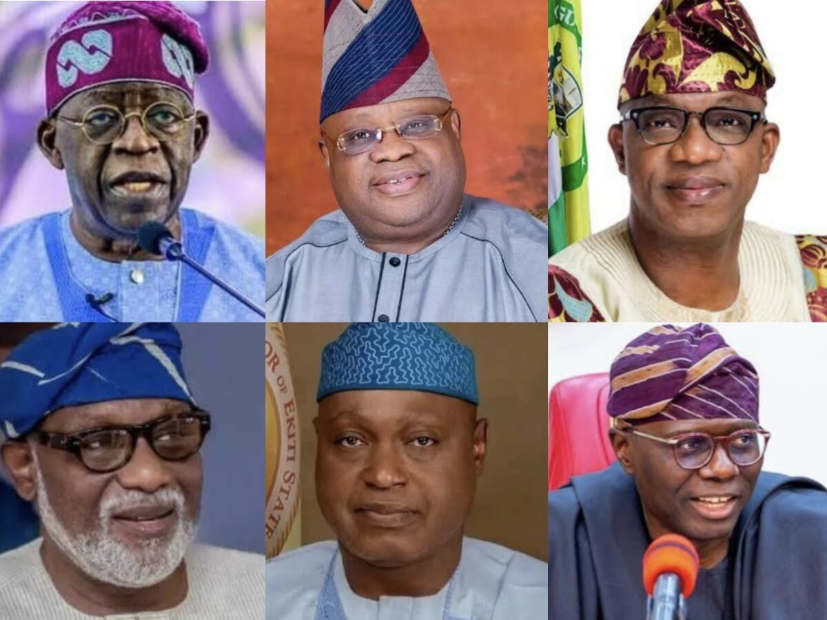 Bola Tinubu and South-West Governors