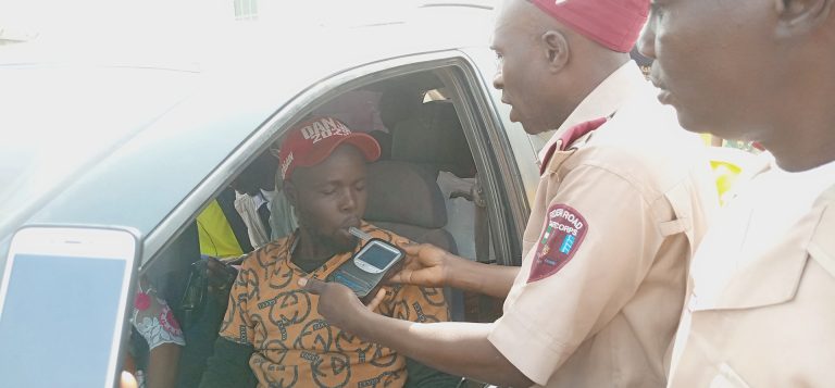 FRSC-official-conducting-alcohol-test-on-a-commercial-driver-in-Bauchi