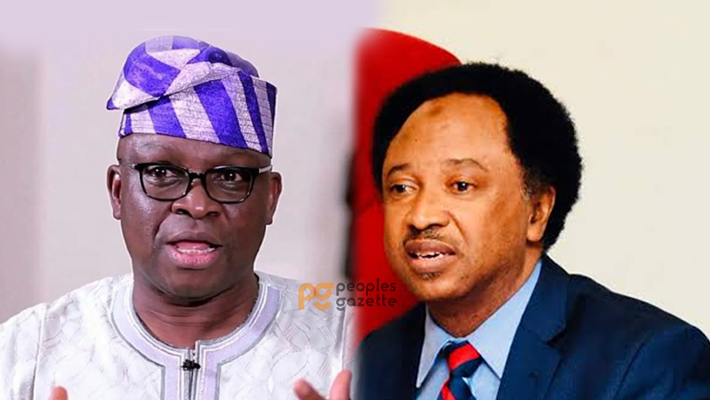 Ayodele Fayose and Senator Shehu Sani