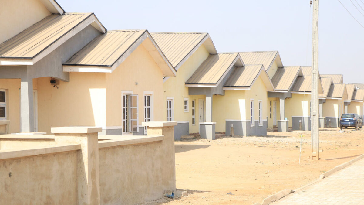 newly-built houses