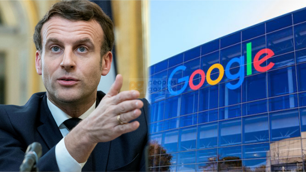 France President, Emmanuel Macron and Google Hq