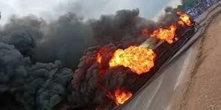 Fuel explosion on Lagos road