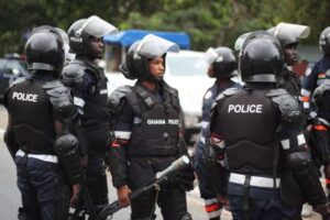 Ghanian police officers