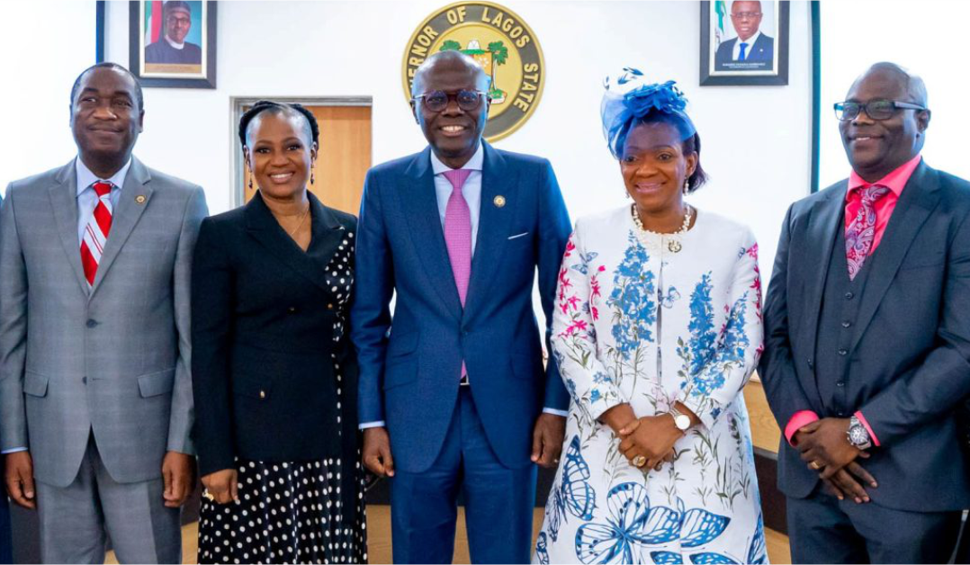 Governor Babajide Sanwo-Olu and new permanent secretaries
