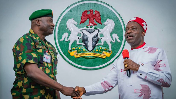 Governor Chukwuma Soludo and Chief of Defence Staff Christopher Musa