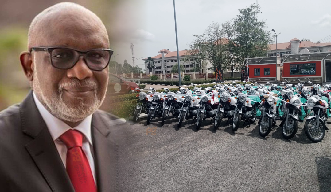 Governor Rotimi Akeredolu and Motorcycles