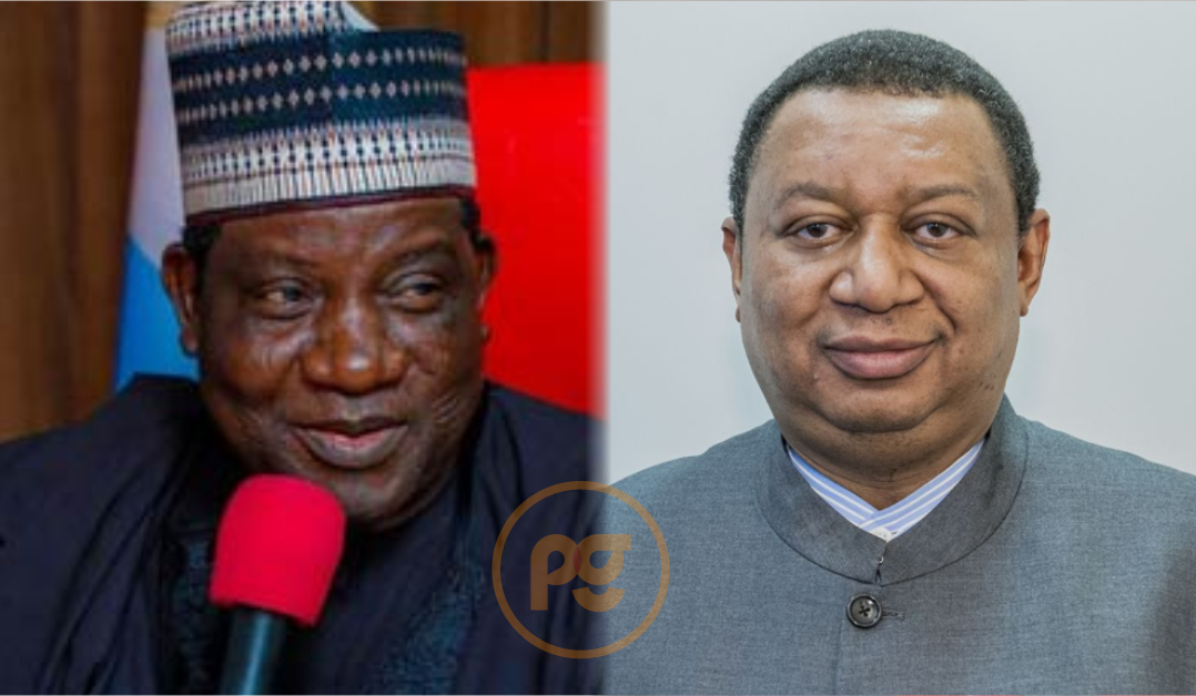 Governor of Plateau, Simon Lalong and Dr Mohammed Barkindo