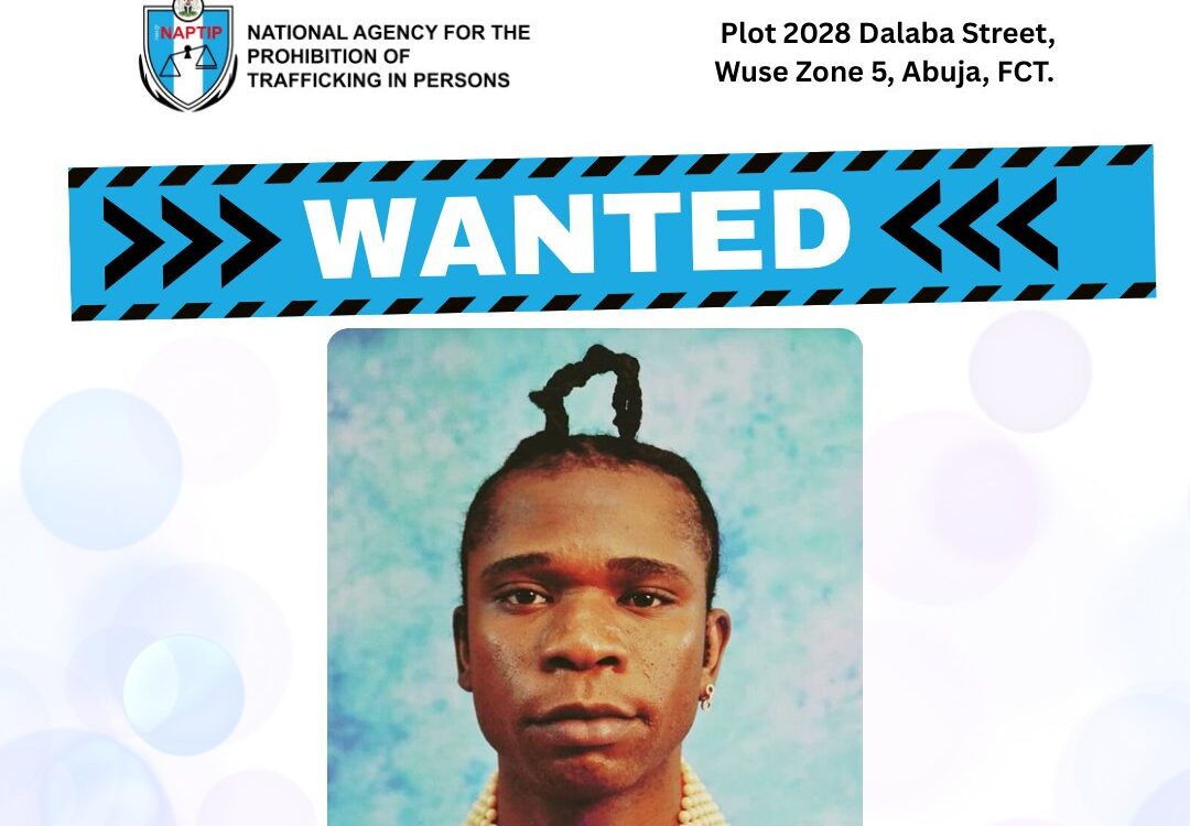 NAPTIP wanted banner of Speed Darlington