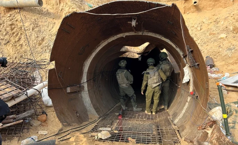 HAMAS TUNNEL BLOWN UP
