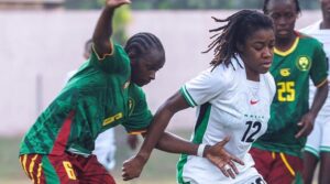 Super Falcons in the Cameroon