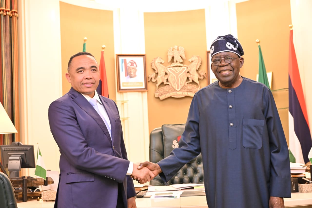 Tinubu and Michael Randrianirina