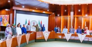 Tinubu at FEC meeting