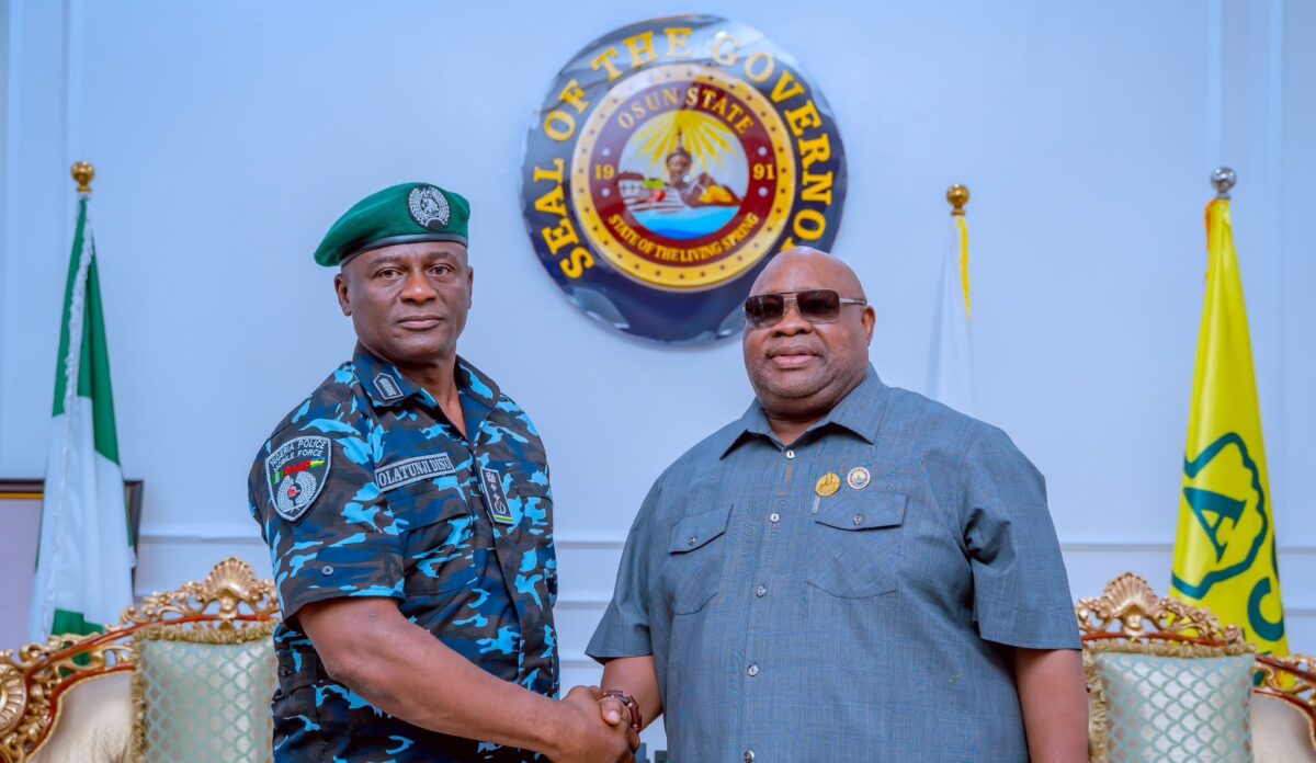 IG Tunji Disu and Osun State Governor Adeleke