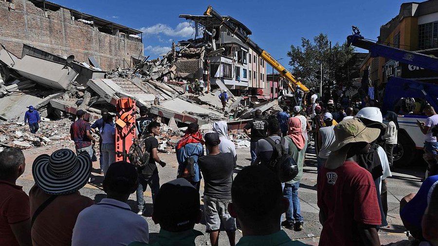 Quake in Colombia