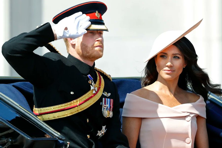 Harry with Meghan