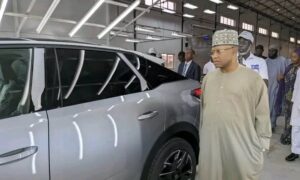 Uba Sani unveils Dangote-manufactured Peugeot 5008