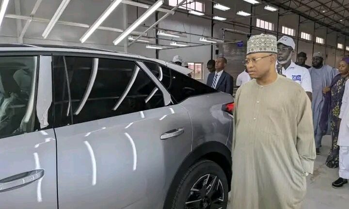 Uba Sani unveils Dangote-manufactured Peugeot 5008