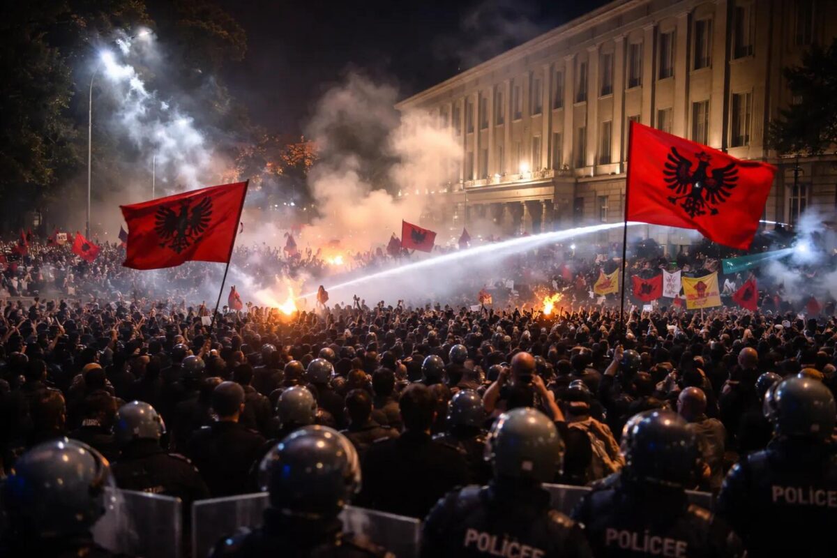 Albania protest