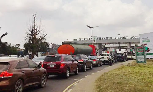 Airport gridlock