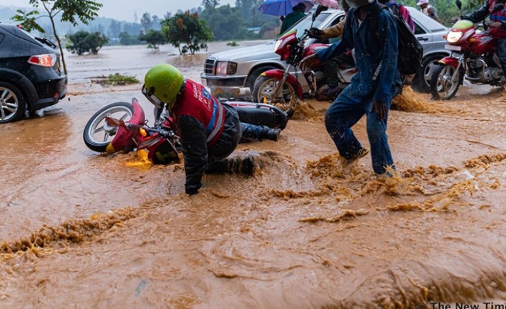 Heavy rainfall in Rwanda
