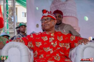 Obi in Igbo attire