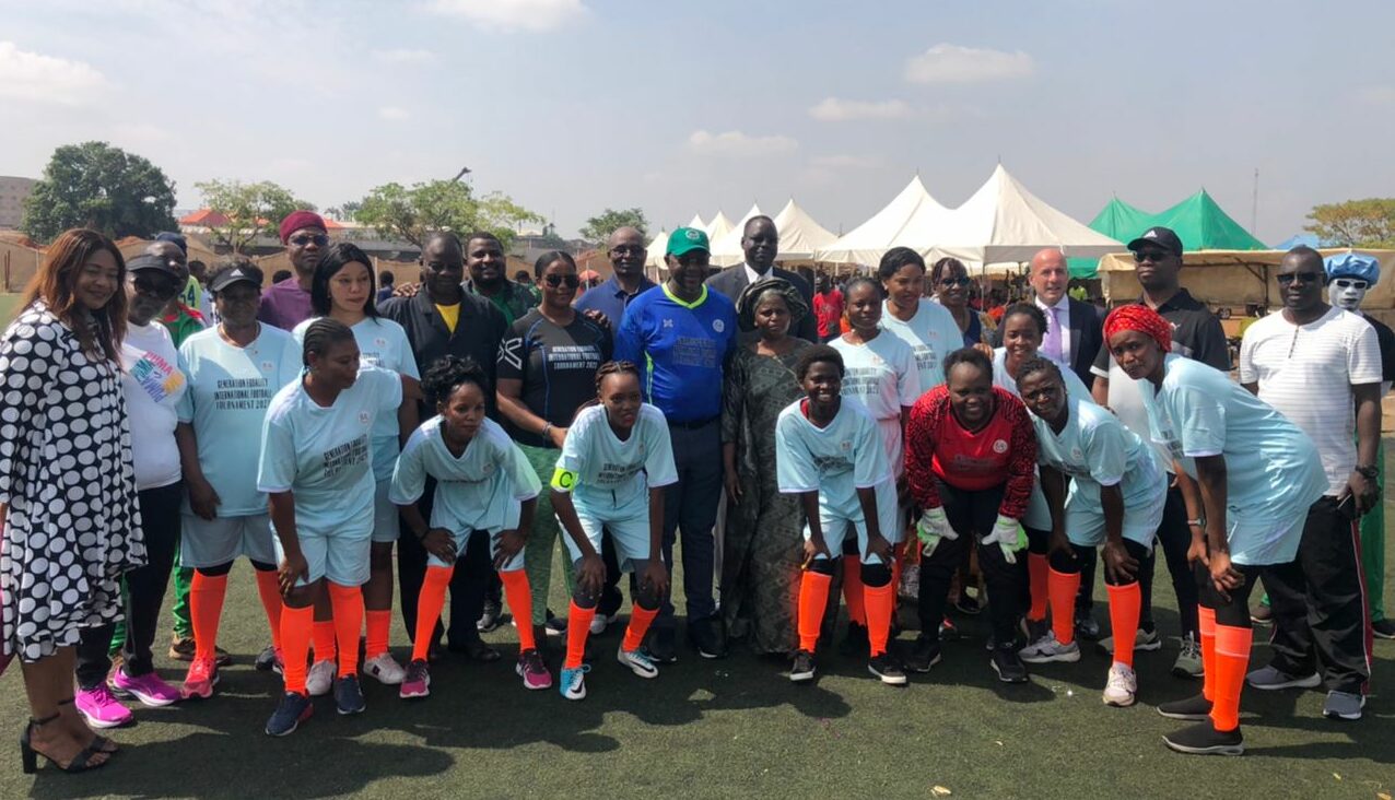 Group photo from Generation Equality International Football Tournament 2023