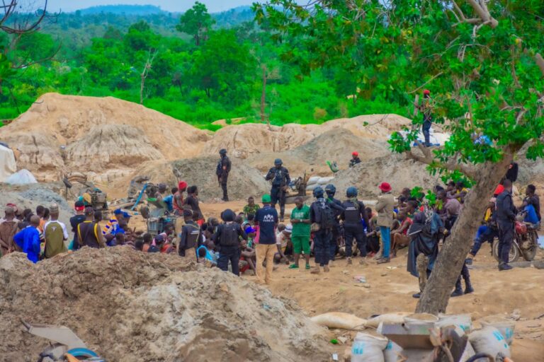 illegal gold mine in Kogi