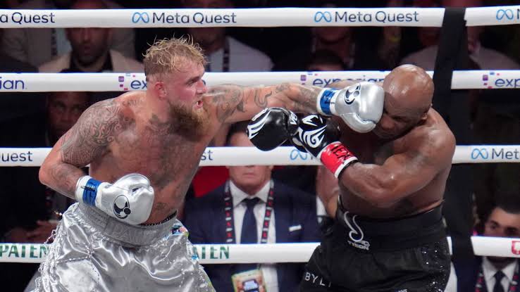 Mike Tyson and Jake Paul