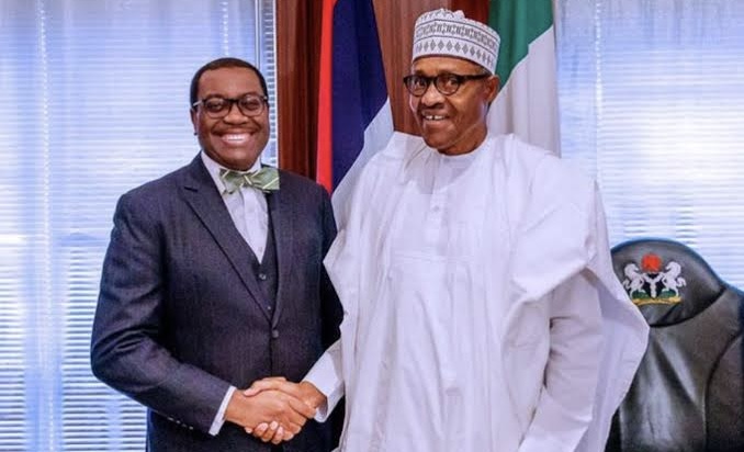 Buhari with Adesina