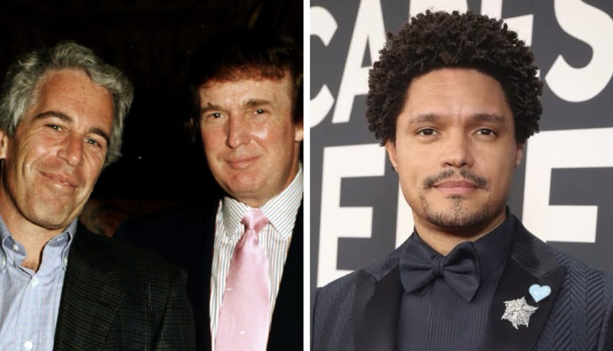 U.S. President Donald with Epstein and Trevor Noah