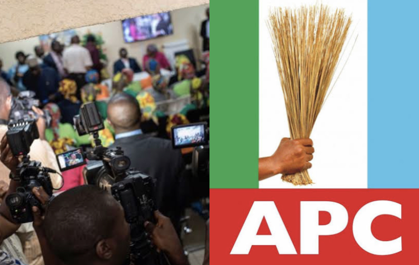 Journalists and APC logo