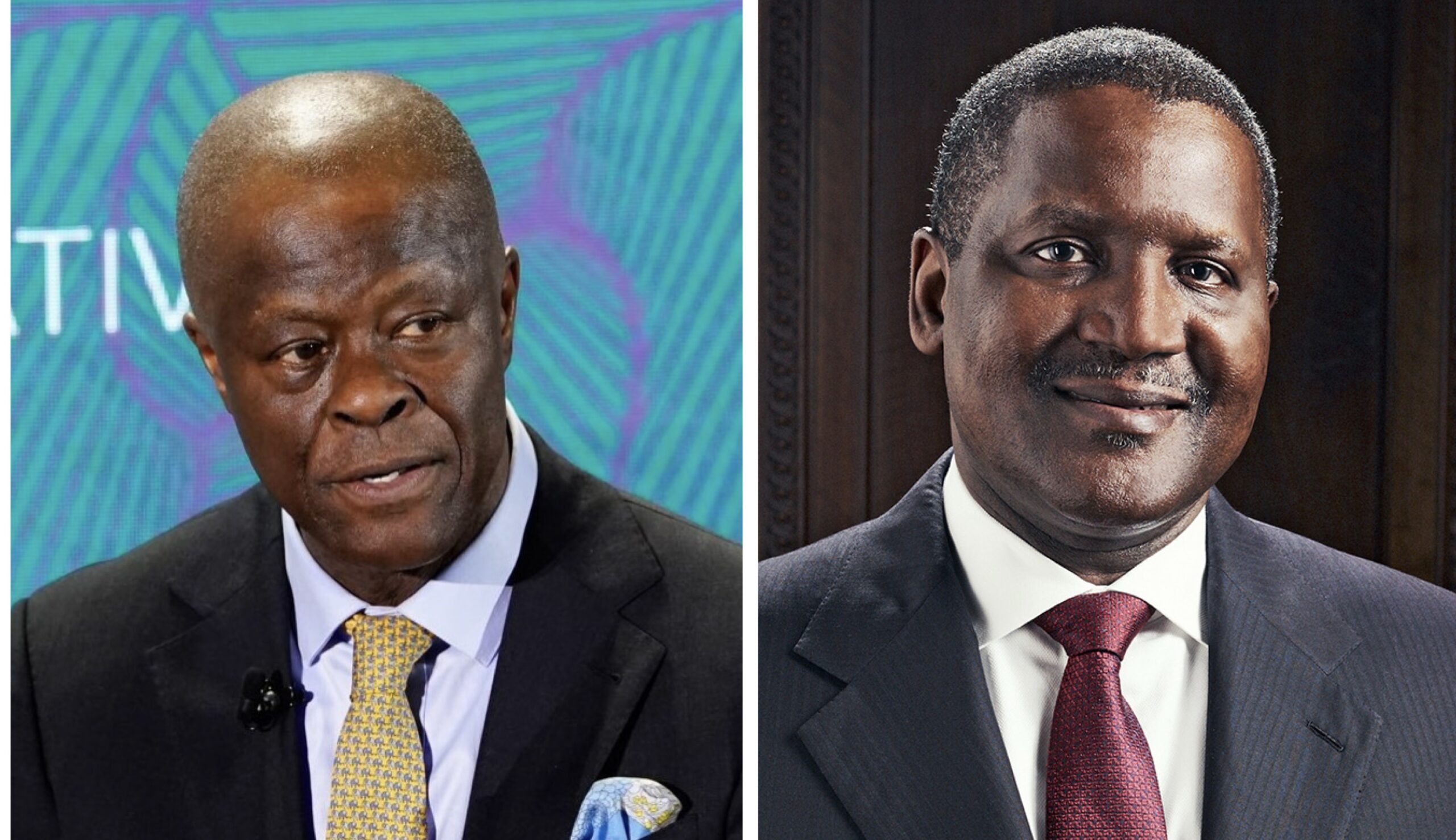 Wale Edun and Aliko Dangote