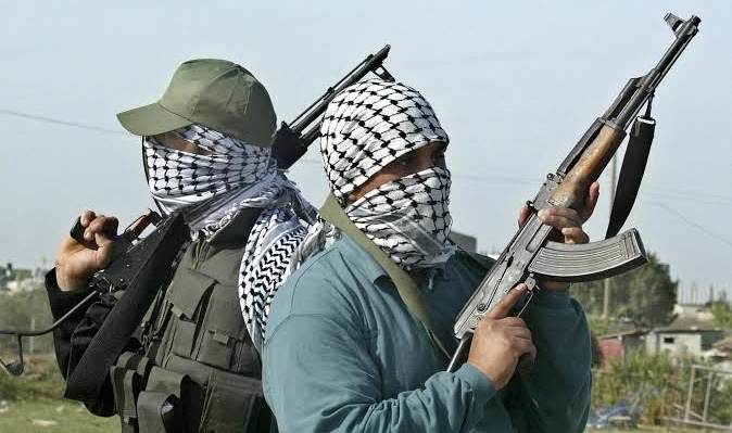 Terrorists with guns