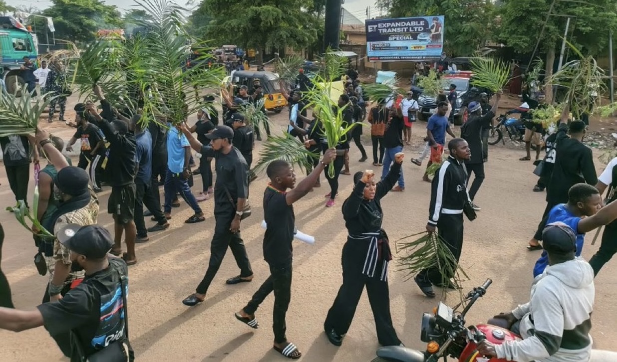 Benue youth protest