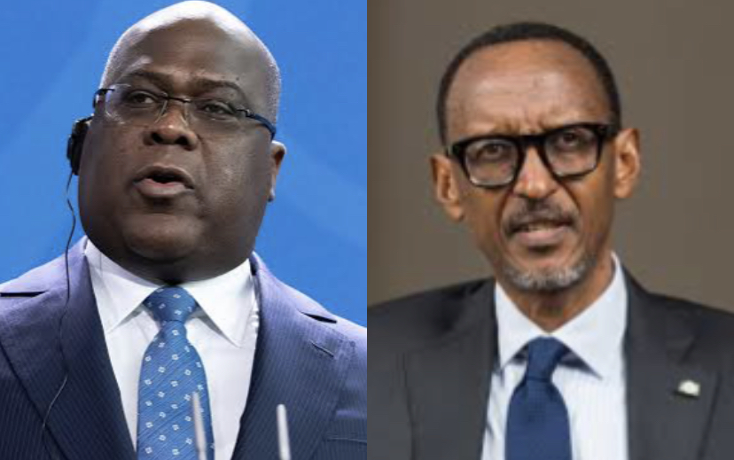 Felix Tshisekedi and Paul Kagame